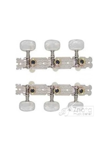 Cmh0150cr Klasik Gitar Kulağı Klasik 3+3 2.ad.set Chrome Gitar Burgusu