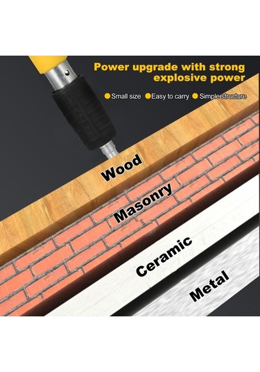 Pazly Alet Duvar Sabitleme Aracı Yüksek Basınçlı Çivi Tabancası Güç Ayarlanabilir Ahşap İşleme Çimento Duvar