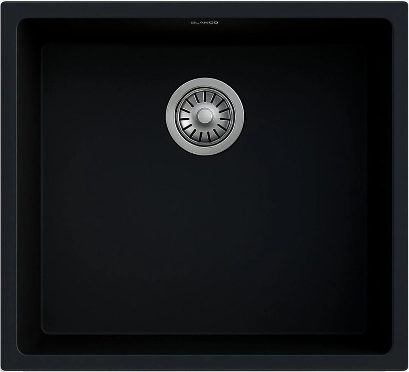 Real Stone Steep 50x40 Siyah Granit Mutfak Eviyesi Siyah