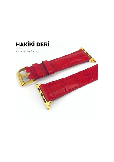 Dxl El Yapımı Hakiki Deri Kutulu İos Watch Uyumlu Kordon 42mm 44mm 45mm 49mm Uyumlu Watch Ultra Kayış