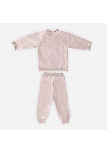 Miespiga Bebek Triko Takım Ponponlu