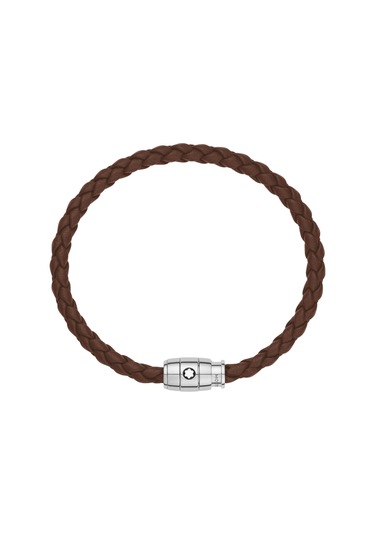 Montblanc Küçük Soft Kahverengi Deri Bileklik 136000 Kahverengi