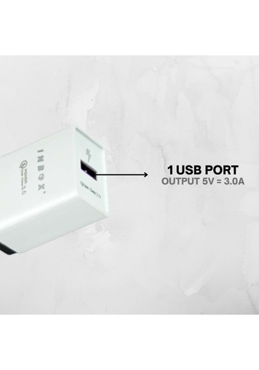 Gelen Kutusu QA-1 Qualcomm Seyahat Şarj Cihazı