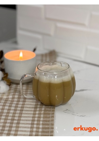 6 Adet Borosilikat Sunum Bardağı, Kahve Bardağı, Isı Dayanıklı Kulplu Meşrubat Bardağı 450 Ml Civelek Şeffaf