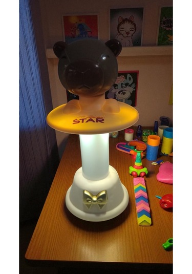 Capybara Kafa Sallayan Gece Lambası Boyut: 18 Cm Çok Renkli