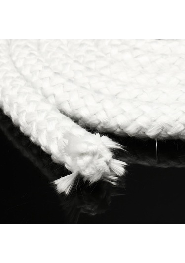 2m 12.7mm Odun Yangını Sobası Ve Isıtıcı Kapı Halat Contası Yüksek Yoğunluklu Fiberglas 550 C