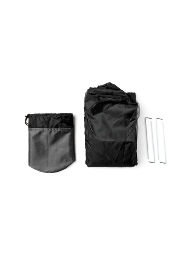 Springsun Siyah Tek Kişilik Taşınabilir Kamp Ağı - İnce Mesh Koruma, Kolay Kurulum, 220x120x100cm, Poliester+oxford Malzeme Siyah