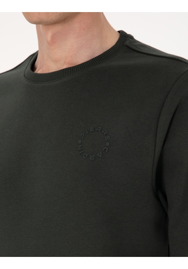 Pierre Cardin Erkek Koyu Yeşil Sweatshirt 50314978-vr079 Koyu Yeşil