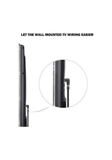 Ancheyn Hdmi L Dirsek 90 Derece Çevirici Dönüştürücü Uzatma Adaptörü 4519