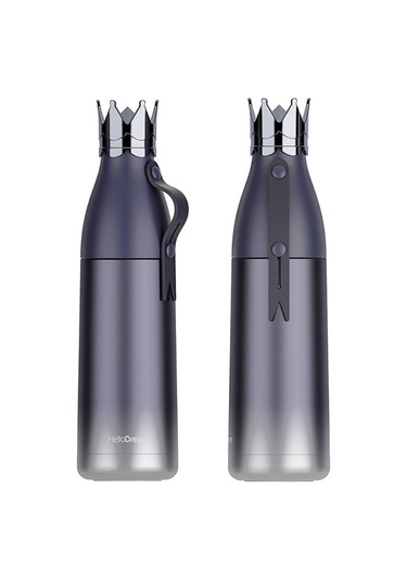 240/350 Ml Taşınabilir Açık Seyahat Termos Taç Isı Yalıtım Bardağı Şişe