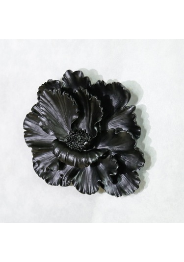 Açelya Dekoratif Çiçek Siyah