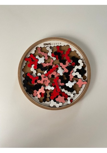 Çok Zor 4 Renkli Puzzle Çocuk Ve Yetişkin Oyunu Zeka Oyunu