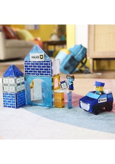 Magna-tıles - Police Station - 35 Parça