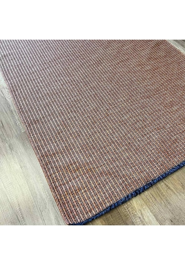 Hoom Rugs Mirel 7310 Terra Kaymaz Pamuklu Dekoratif Kilim