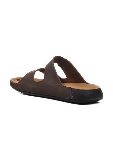 Kahve Erkek Terlik Ayakmod 66.001 M Kahve Kahverengi