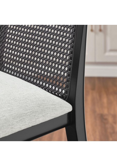 Martha Hazeranlı Bar Sandalyesi Beyaz - Siyah