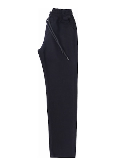 Hçm Çocuk Unisex Okul Pantolonu Beli Lastikli Siyah