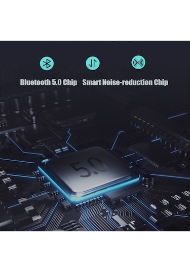 T10 Mini Dokunmatik Kontrol Hifi Tws Kablosuz Bluetooth Kulaklık, Mikrofon Ve Şarj Kutusu İle Siyah