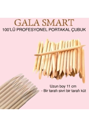 Tnl Gala Ahşap Portakal Çubuk 100'lü