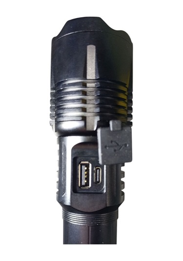 1500 Lümen Tg Led 2800 Mah Zoom Özellikli Şarj Edilebilir El Feneri Sk3300 Bakır