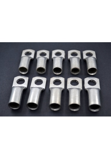 10 Adet Sıkmalı Kablo Pabucu Bakır Pabuç Skp 50mm M10