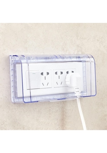 Pazly Tuvalet Suntek Su Mavi Kapağı Geçirmez Fiş Çıkış Anahtar Ac