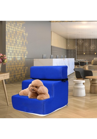 Suntek Pet Köpek Merdiven Rampa Yıkanabilir Koyu-mavi