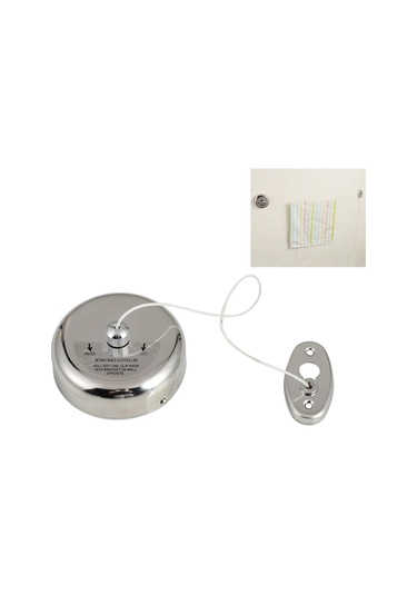 Geri Çekilebilir Çamaşır İpi 2,8 Metre / 9,18 Ft Elbise Kurutma Rafı Diğer