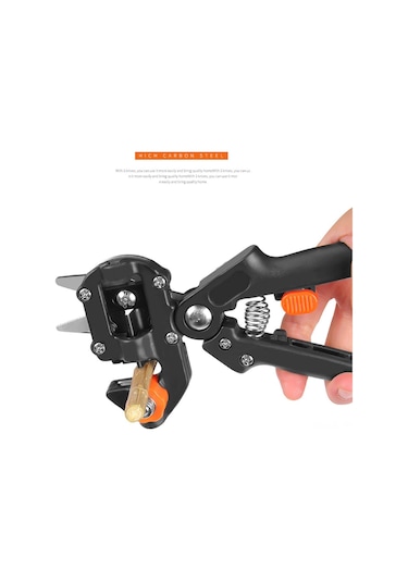 Lemestar El İle Kullanıma Uygun Tüm Dal Türlerine Uygulanabilir Kolay Aşılama İşlemi Sağlayan Siyah Aşılama Aleti