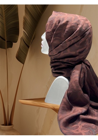 Kahverengi Trend J. Viskon Şal-2 KAhverengi