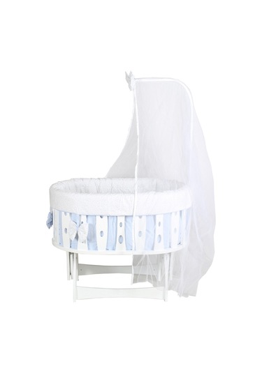 Setaymobilya Beşik, Şehzade Mdf Sallanan Beşik + Uyku Seti - Setay