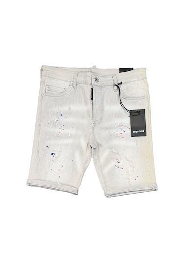 Dsqotheq Kadin Denim Short Grey Gri