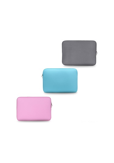 Maiyame 14 İnç Dizüstü Bilgisayar Ve Ultrabook İçin Darbe Emici Köpük Döşemeli, Zıplayıcı Fermuarlı, İnce Tasarımli Gri Kılıf Gri