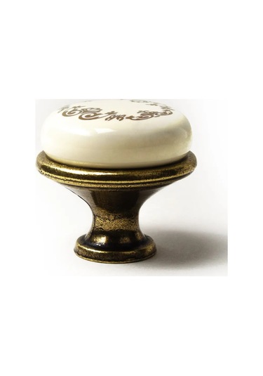 Centr Mebel'noj Furnitury Mutfak Dolapları İçin 10 Adet Bronz-krem Renkli Kulplar 141608431 Bronz Rengi