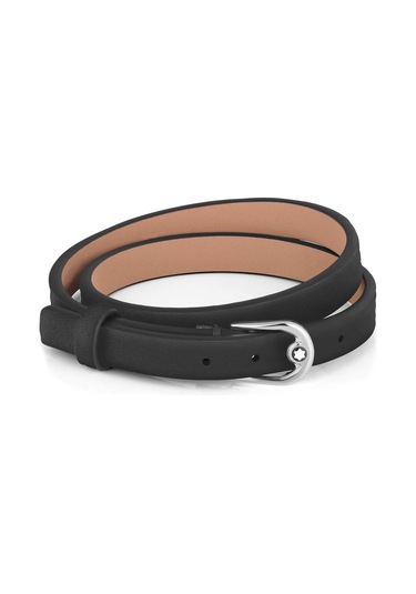 Montblanc Bileklik At Nalı Tokalı Siyah, Ayarlanabilir Boyut 1340 Siyah