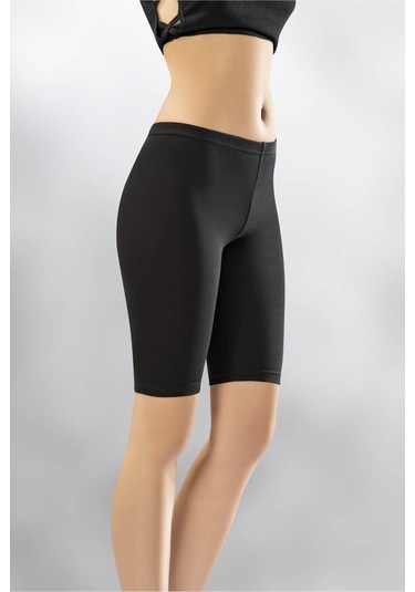 Kadın Siyah Diz Üstü Tayt 3'lü Karışık