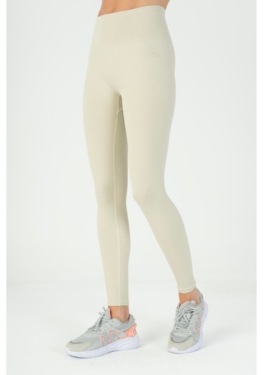Maraton Active Slimfit Kadın Koşu Kil Rengi Tayt 812095 Gri