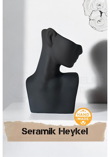 Asaf Atelier El Yapımı Seramik Büst