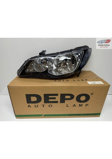 Honda Civic Fd6 2007-2009 Makyajsız Kasa Far Lambası Sol Sedan Xenonsuz Tip-sol Far-depo Marka