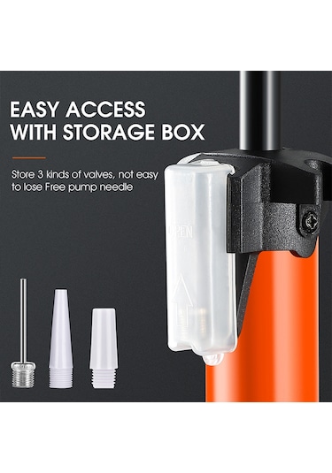 Ximistore9 Ev Tipi Dikey El Pompa, 160psı Yüksek Basınç, Basınç Göstergesi, 3 Valf, Bisiklet-elektrikli Araç-top Lastikleri İçin Çelik Konstrüksiyon