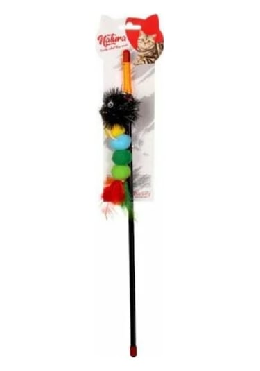 Natura PTC-021 45 CM Peluş Tırtıl Kedi Oltası