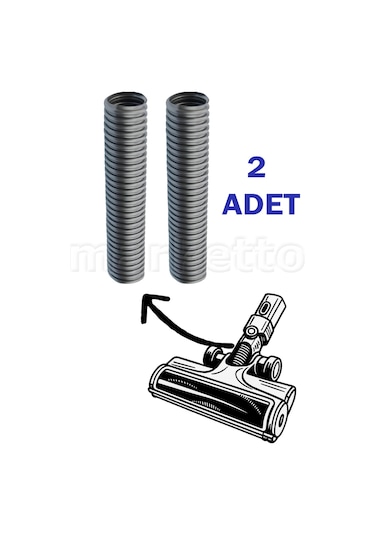 Karaca Vantuz Power Up Max Şarjlı Süpürge Uyumlu 2 Adet Başlık Boğaz Hortumu