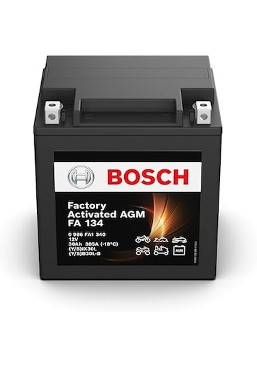 Bosch 12v 30 Ah Agm Akü Atv - Jetski - Jeneratör