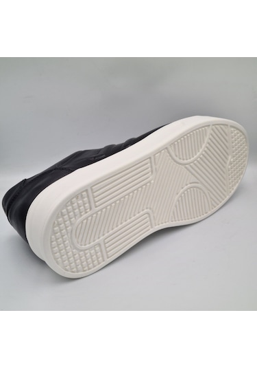 Libero 5552 Siyah Hakiki Deri Eva Taban Erkek Casual Sneaker Siyah