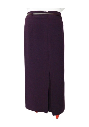 Kadın Uzun Etek Kapalı Yırtmaç-2019 Bgl-st01144 Mürdüm