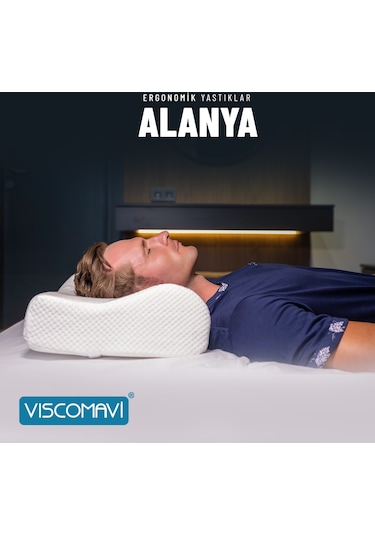 Viscomavi Alanya Ergonomik & Ortopedik Visco Yastık
