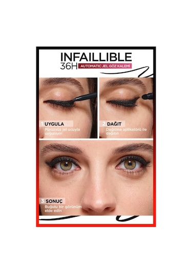 L'Oreal Paris Infaillible Automatic Jel Göz Kalemi Kahverengi