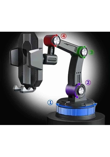 Araç İçin Telefon Tutucu Ekstra Güçlü Uzun Ve Dayanıklı Vantuz