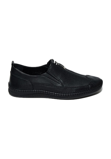 Bestello Bağcıksız Poli Taban Casual 020-085 Erkek Ayakkabı Siyah