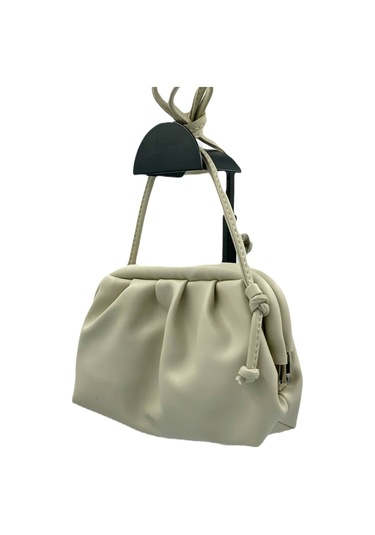 Sentt Deri Salaş Mini El Çantası Gri - Gri